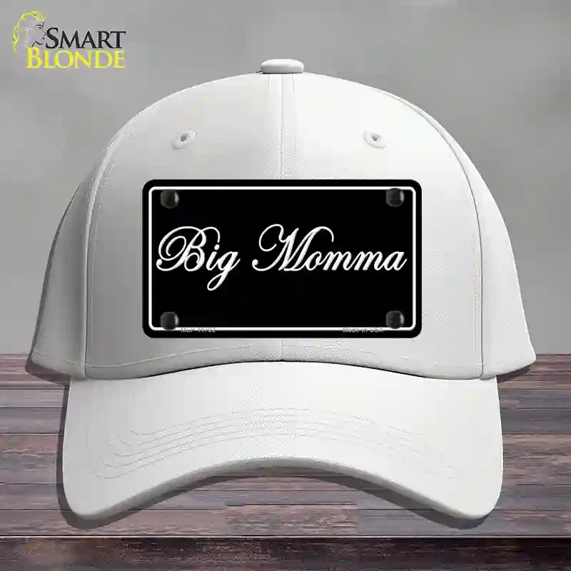 HAT21-MLP-11702 Big Momma Novelty License Plate Hat, Cotton - White