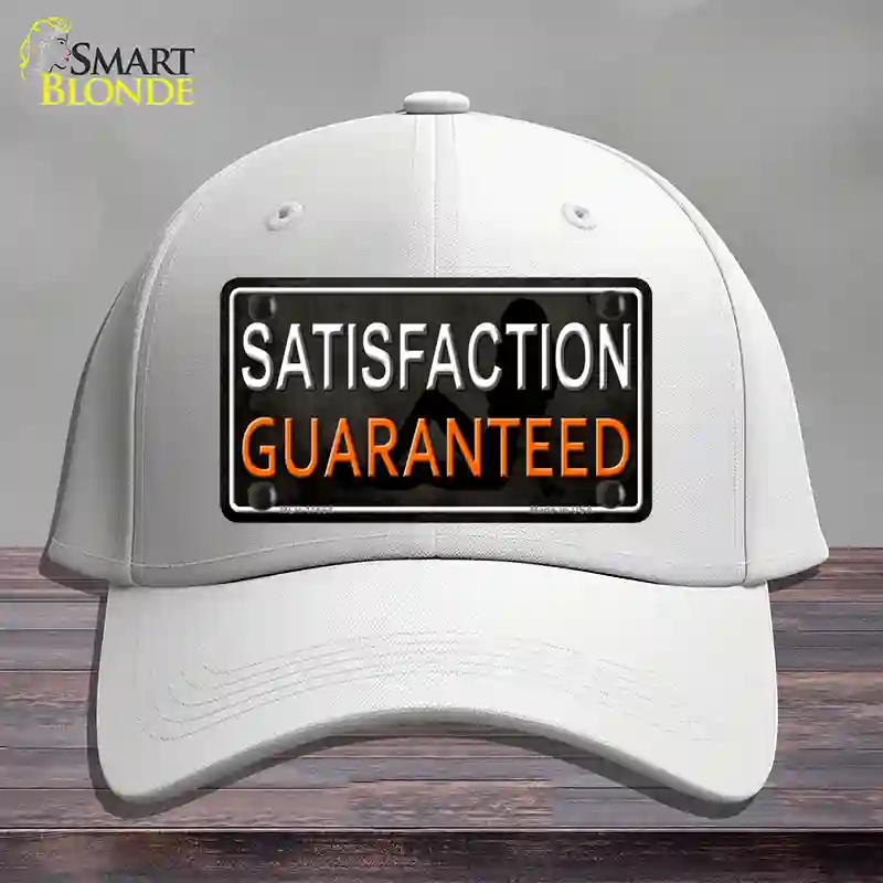 HAT21-MLP-11664 Satisfaction Guaranteed Novelty License Plate Hat, Cotton - White
