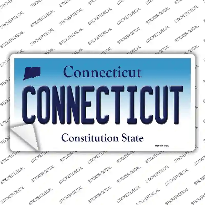 LP-10888s-XL Connecticut Novelty Sticker Decal, Extra Large