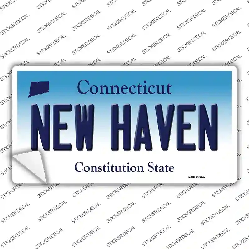 LP-10892s-XL   Haven Connecticut Novelty Sticker Decal, Extra Large