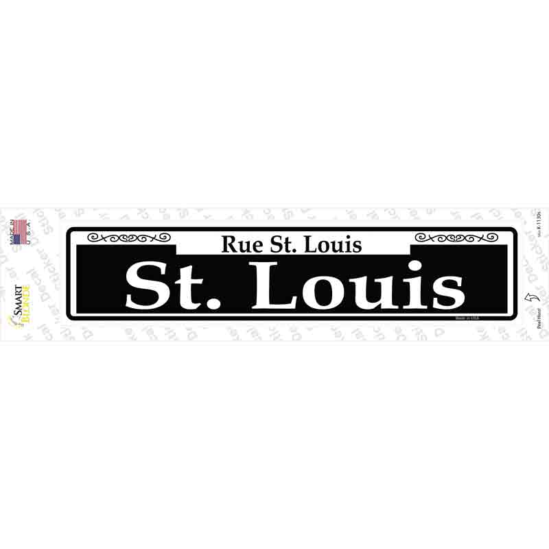 K-1130s-M St. Louis Novelty Narrow Sticker Decal, Medium
