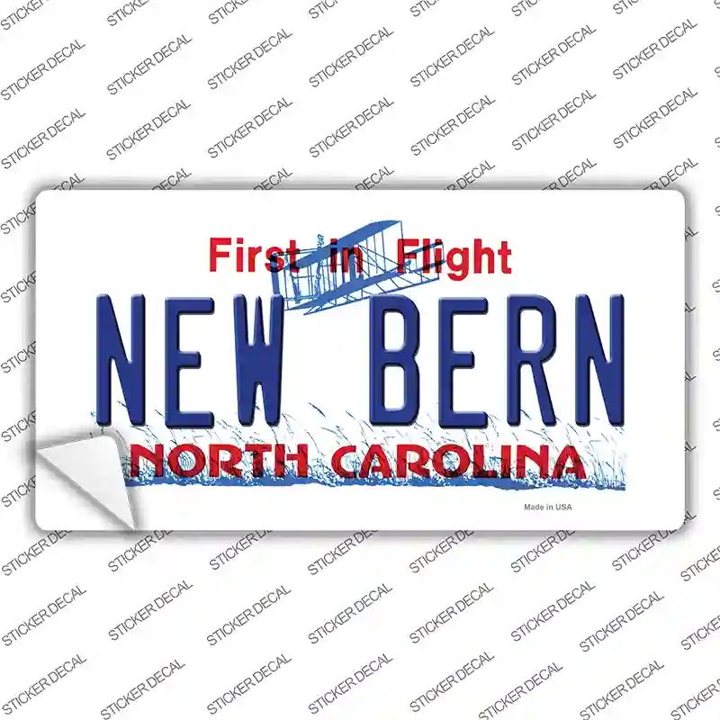 LP-11850s-S   Bern North Carolina Novelty Sticker Decal, Small
