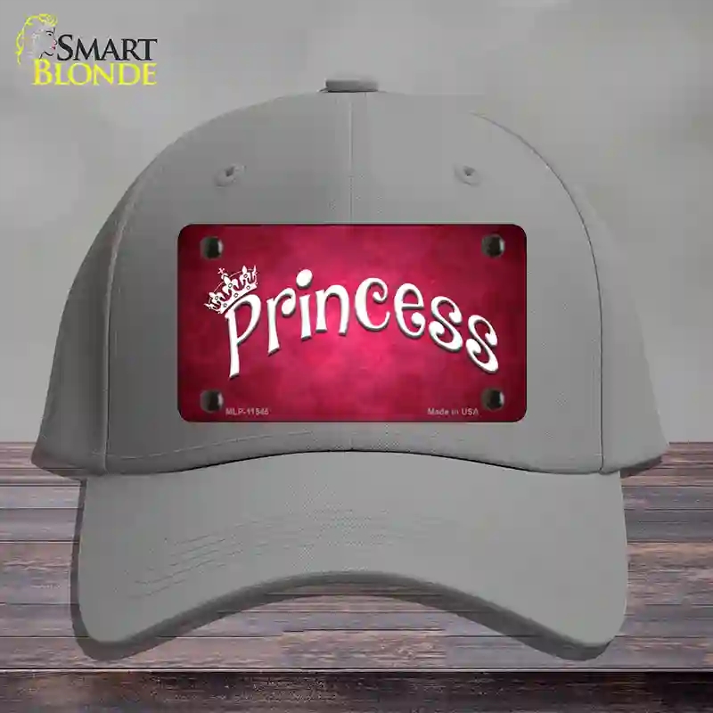 HAT23-MLP-11545 Princess Novelty License Plate Hat, Cotton - Gray
