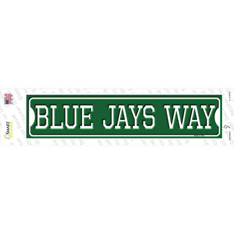 K-979s-M Blue Jays Way Novelty Narrow Sticker Decal, Medium