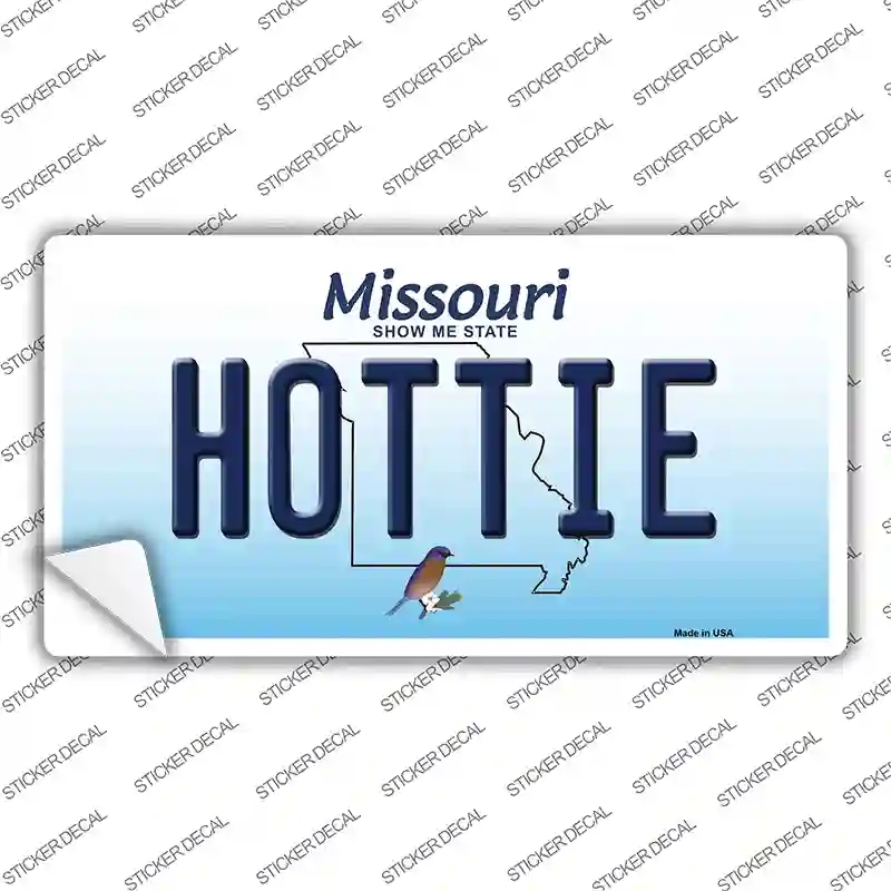 LP-10254s-L Hottie Missouri Novelty Sticker Decal, Large