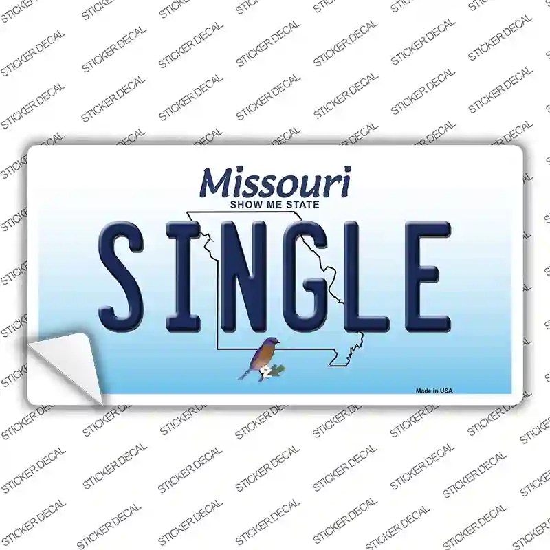 LP-10277s-XL Single Missouri Novelty Sticker Decal, Extra Large