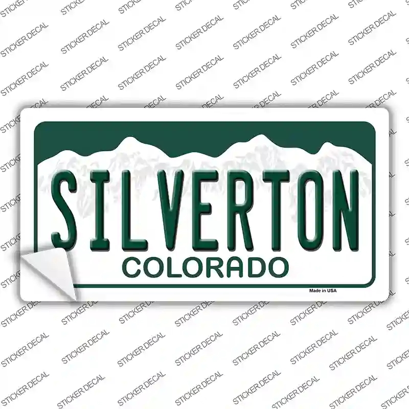 LP-12143s-S Silverton Colorado Novelty Sticker Decal, Small