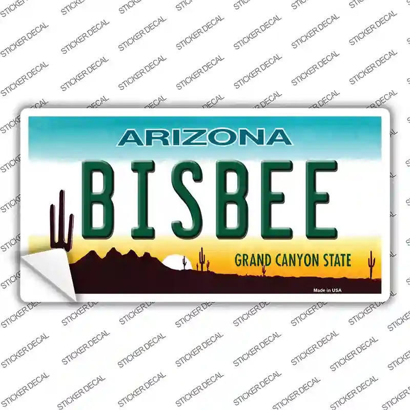 LP-12176s-XL Bisbee Arizona Novelty Sticker Decal, Extra Large