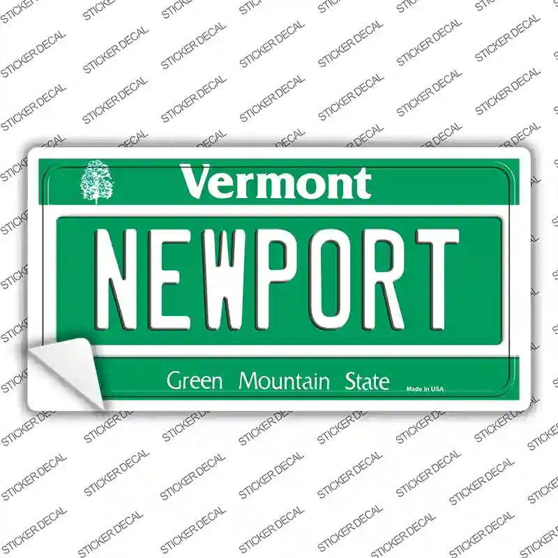 LP-10665s-S  port Vermont Novelty Sticker Decal, Small