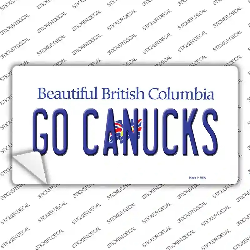 LP-13551s-L Go Canucks Novelty Sticker Decal, Large