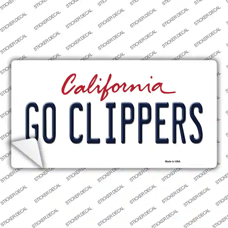 LP-13341s-XL Go Clippers Novelty Sticker Decal, Extra Large