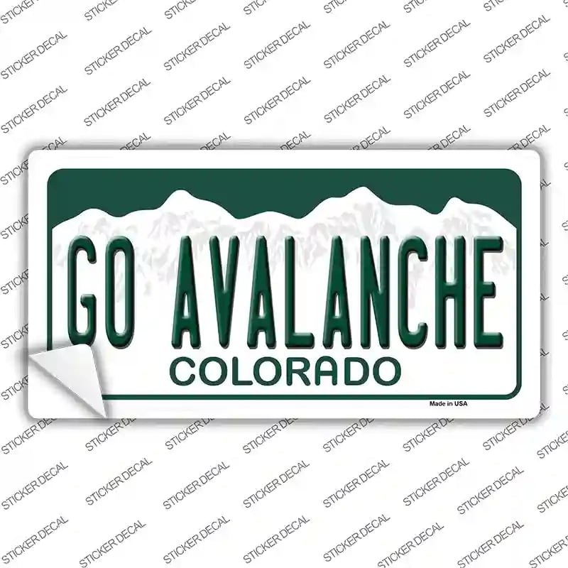 LP-13359s-L Go Avalanche Novelty Sticker Decal, Large