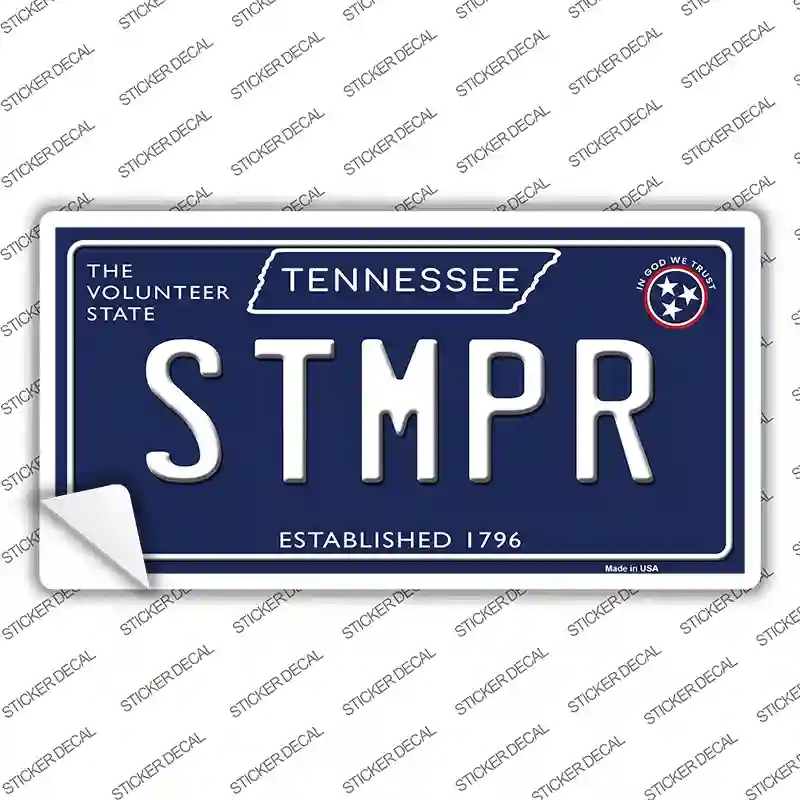 LP-13935s-S Stmpr Tennessee Blue Novelty Sticker Decal, Small
