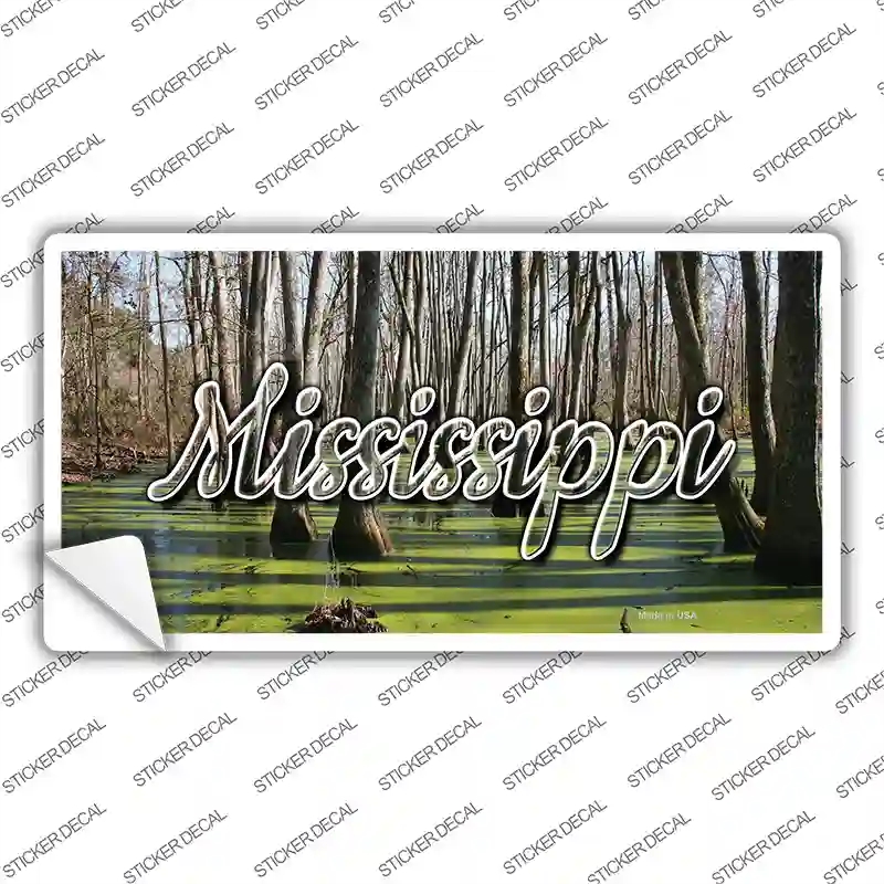 LP-11610s-S Mississippi Swamp State Novelty Sticker Decal, Small