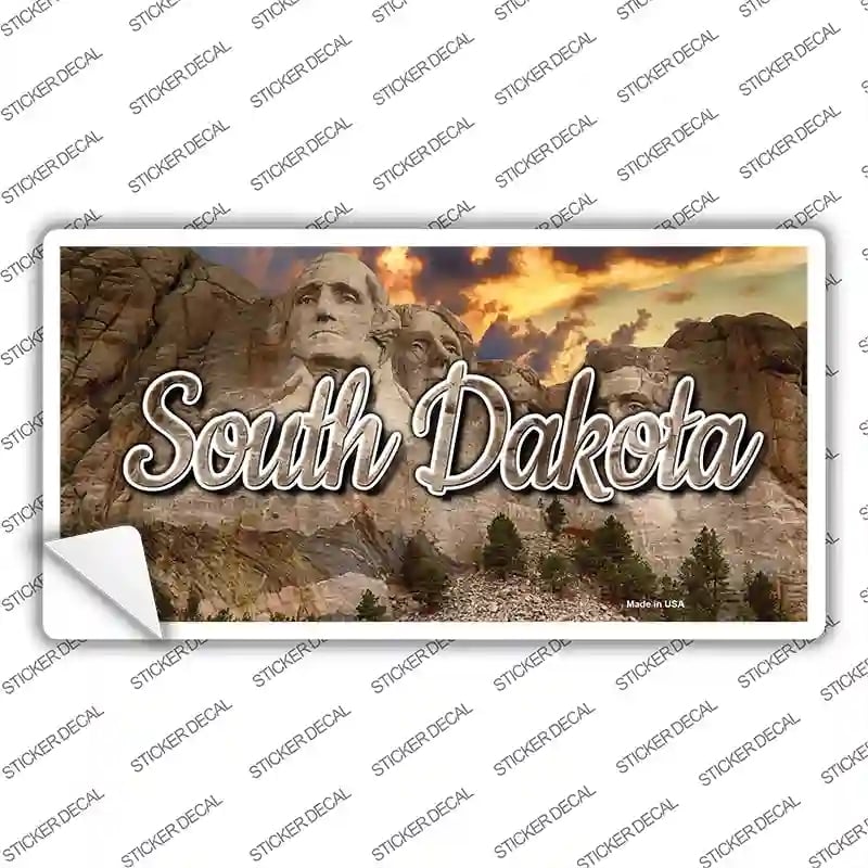 LP-11630s-S South Dakota Mt Rushmore State Novelty Sticker Decal, Small