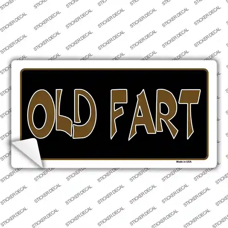 LP-1906s-XL Old Fart Novelty Sticker Decal, Extra Large