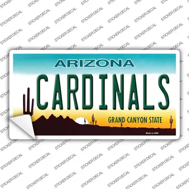 LP-2033s-S Cardinals Arizona State Novelty Sticker Decal, Small