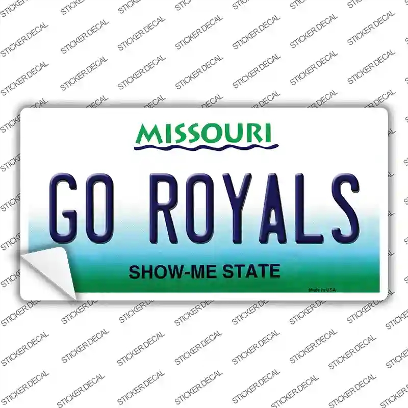 LP-13431s-XL Go Royals Novelty Sticker Decal, Extra Large