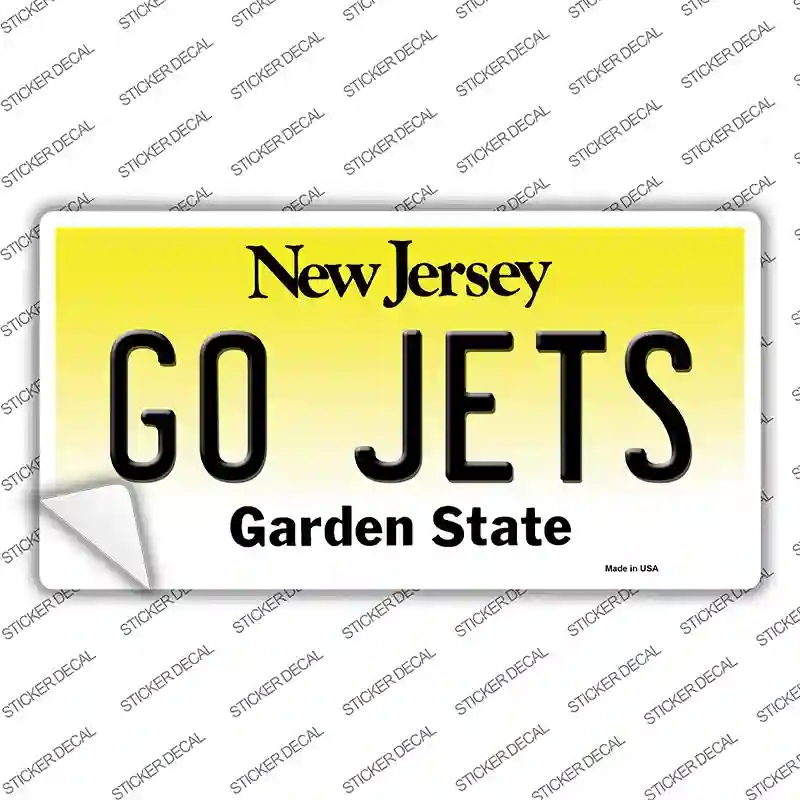 LP-13443s-S Go Jets Novelty Sticker Decal, Small