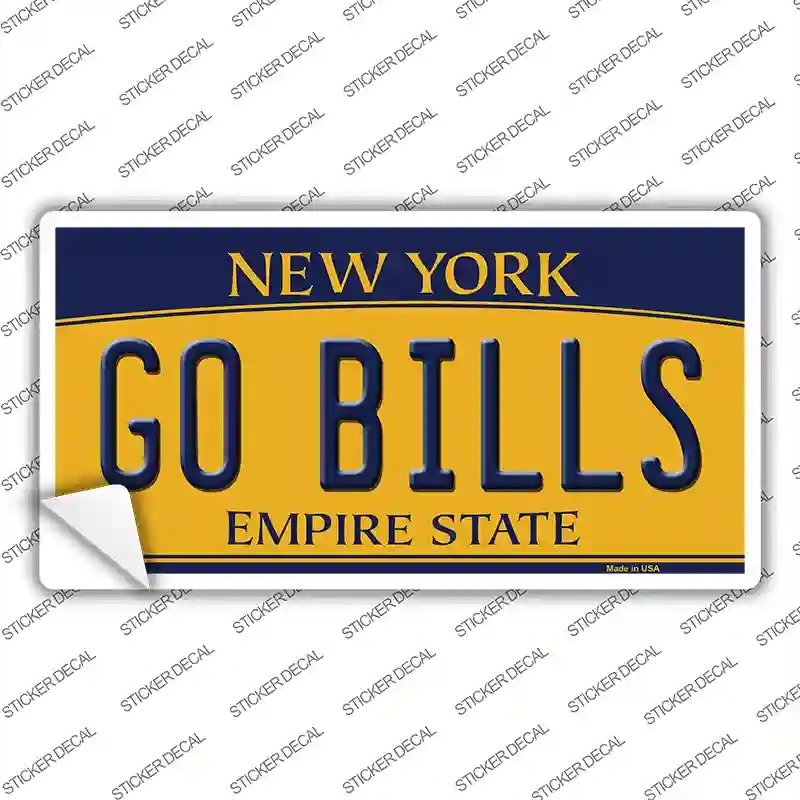 LP-13451s-XL Go Bills Novelty Sticker Decal, Extra Large