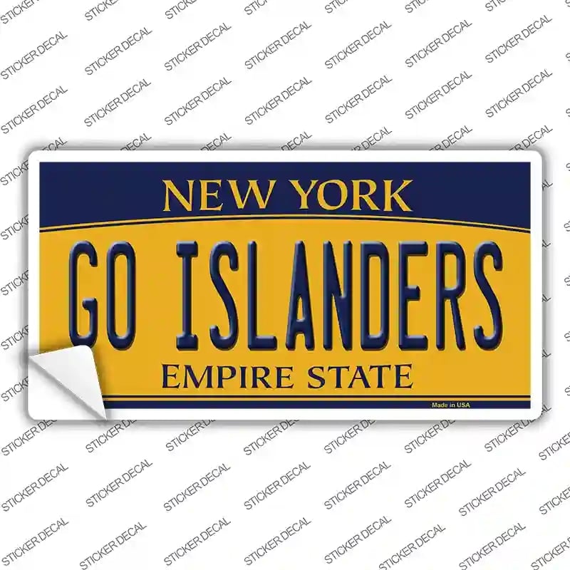 LP-13465s-XL Go Islanders Novelty Sticker Decal, Extra Large