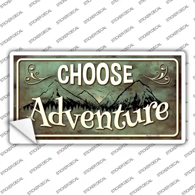LP-11738s-S Choose Adventure Novelty Sticker Decal, Small