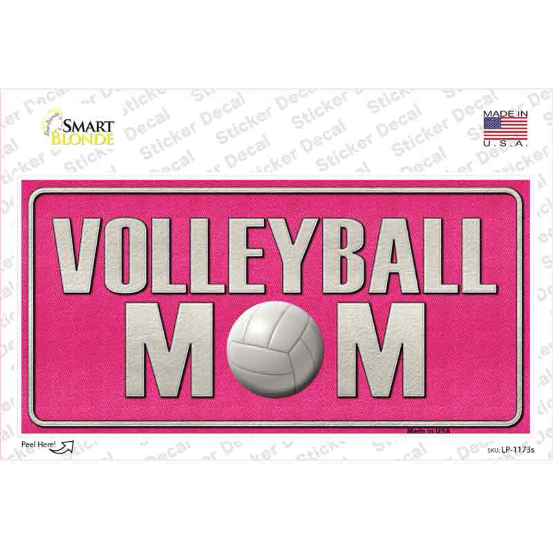 LP-1173s-M Volleyball Mom Novelty Sticker Decal, Medium