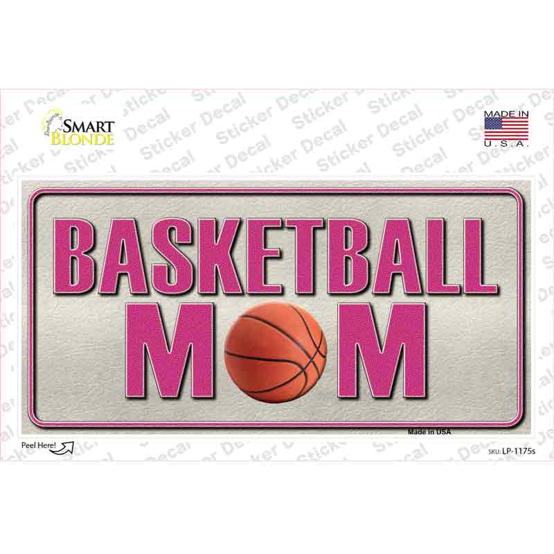 LP-1175s-M Basketball Mom Novelty Sticker Decal, Medium