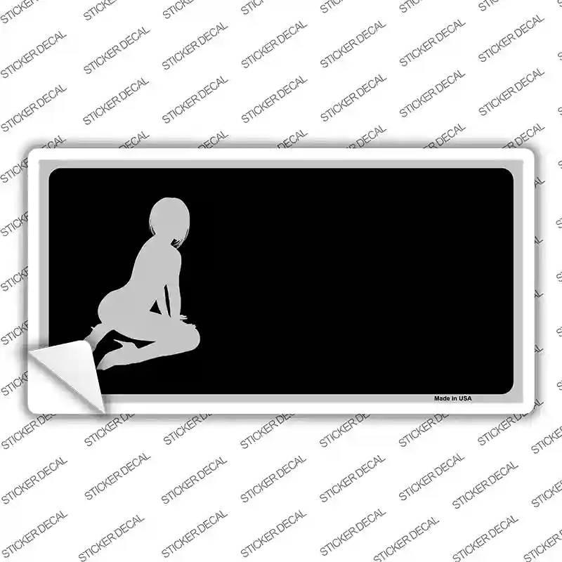LP-4611s-XL Lap Dancer Offset Novelty Sticker Decal, Extra Large