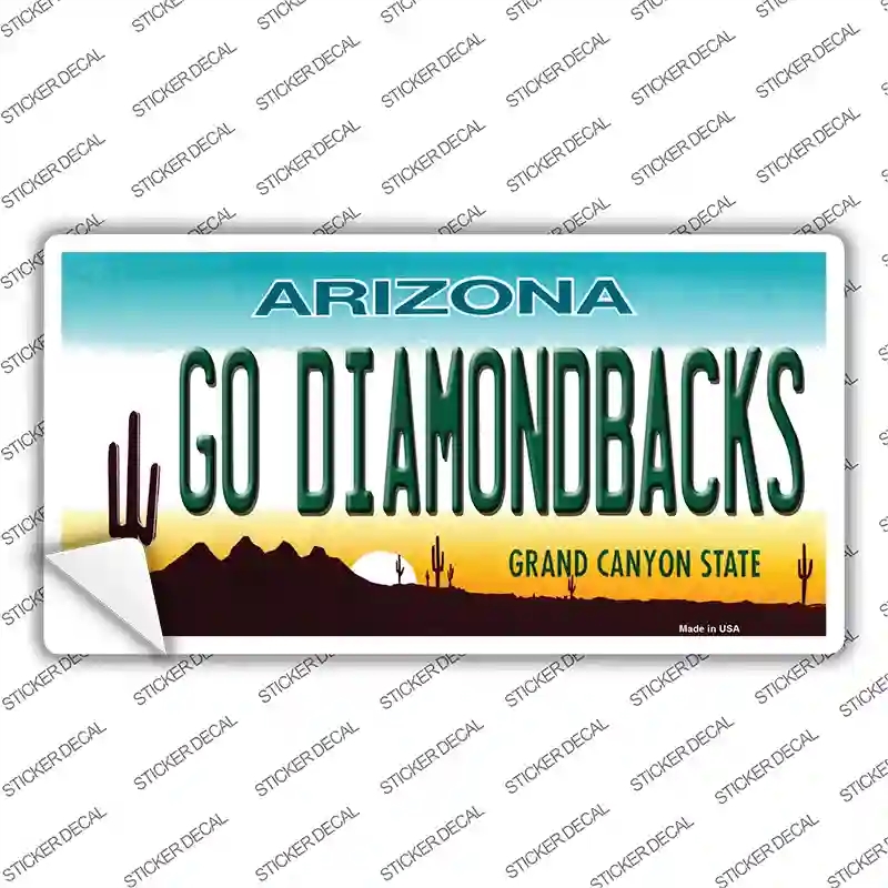 LP-13315s-L Go Diamondbacks Novelty Sticker Decal, Large