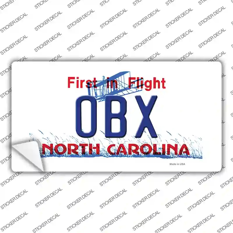 LP-11819s-S OBX North Carolina Novelty Sticker Decal, Small
