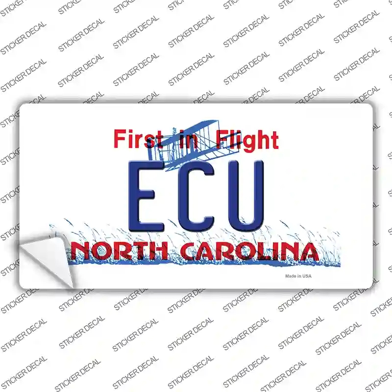 LP-11828s-L ECU North Carolina Novelty Sticker Decal, Large