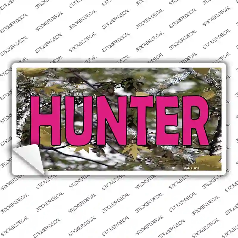 LP-1932s-S Pink Hunter Novelty Sticker Decal, Small