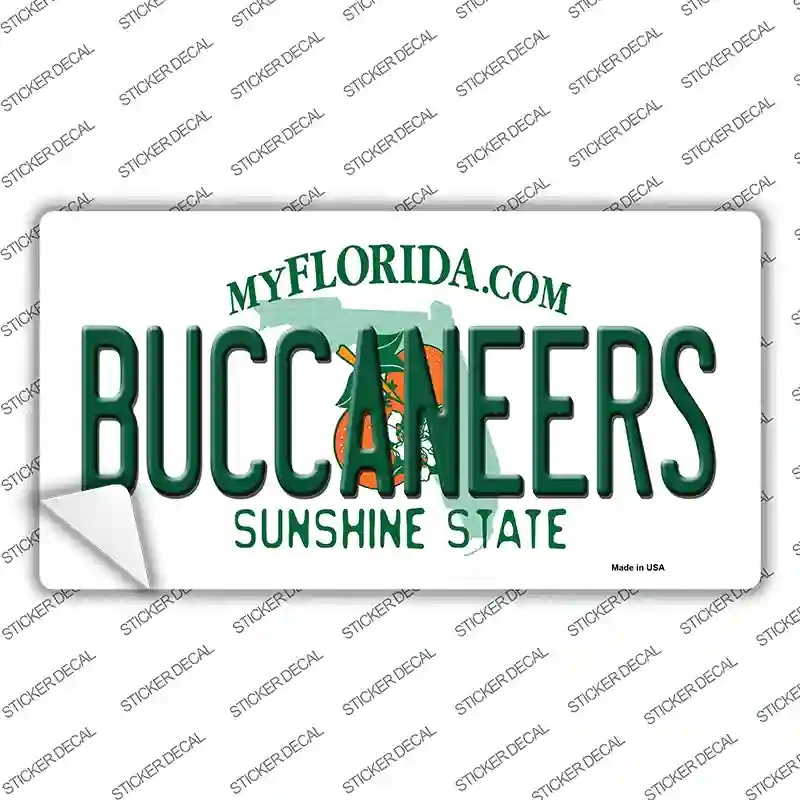 LP-2038s-S Buccaneers Florida State Novelty Sticker Decal, Small