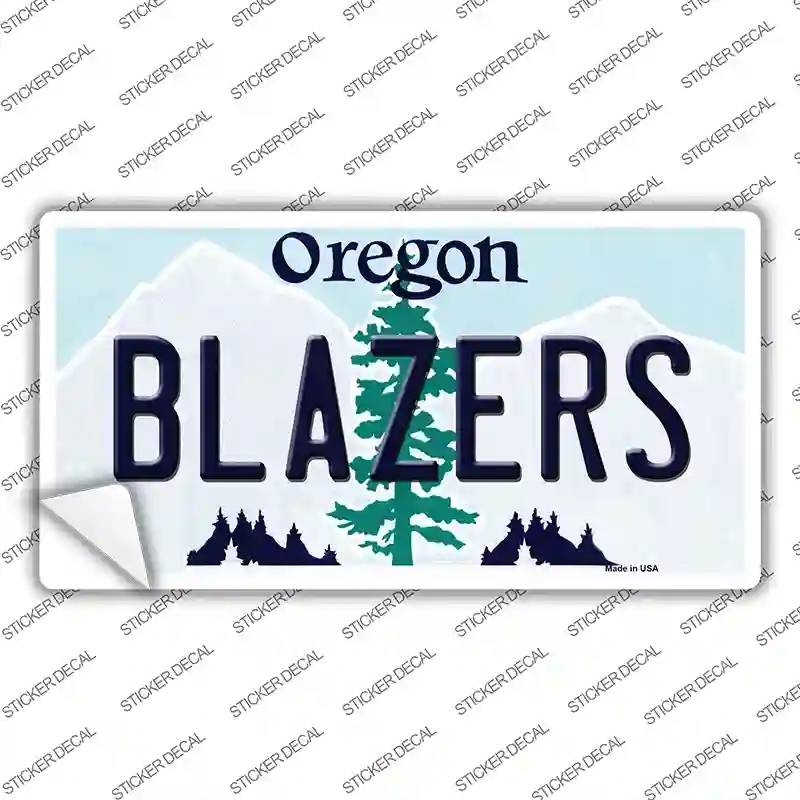 LP-2587s-XL Blazers Oregon State Novelty Sticker Decal, Extra Large