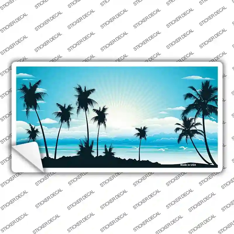 LP-7871s-XL Sunset Blue Novelty Sticker Decal, Extra Large