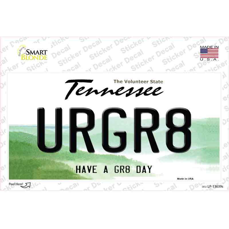 LP-13639s-M URGR8 Novelty Sticker Decal, Medium
