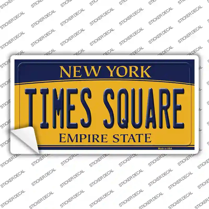 LP-8948s-S Times Square   York Novelty Sticker Decal, Small
