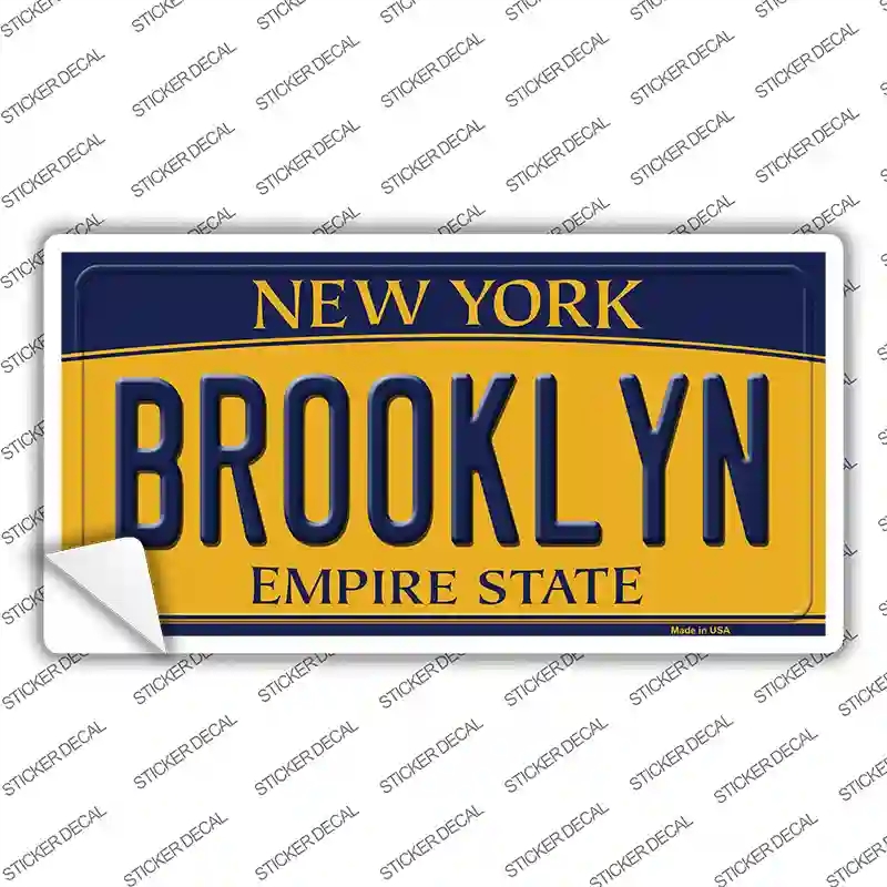LP-8951s-XL Brooklyn   York Novelty Sticker Decal, Extra Large