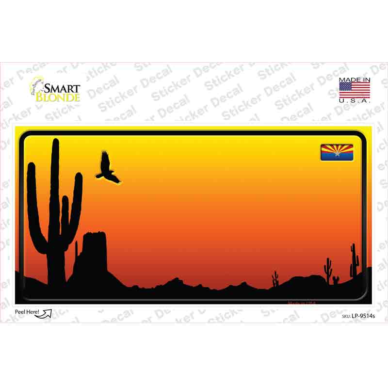 LP-9514s-M AZ Blank Scenic Novelty Sticker Decal, Medium
