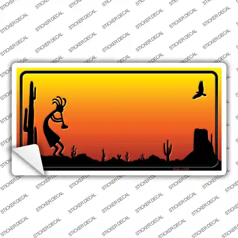 LP-9531s-L Kokopelli Blank Scenic Novelty Sticker Decal, Large