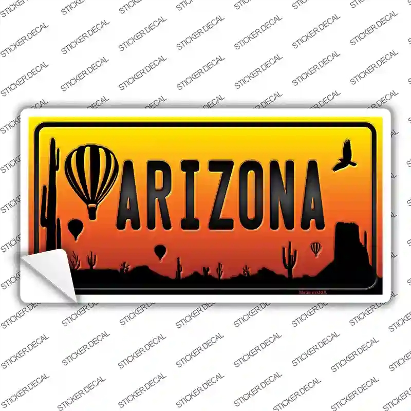 LP-9540s-L Balloon Arizona Scenic Novelty Sticker Decal, Large