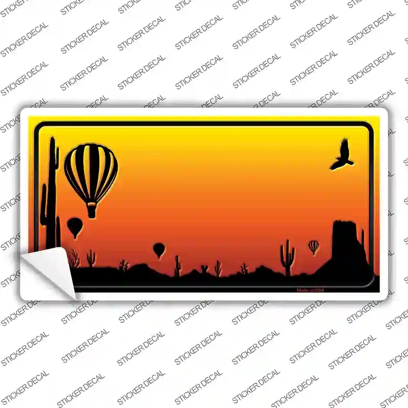 LP-9541s-S Balloon Blank Scenic Novelty Sticker Decal, Small