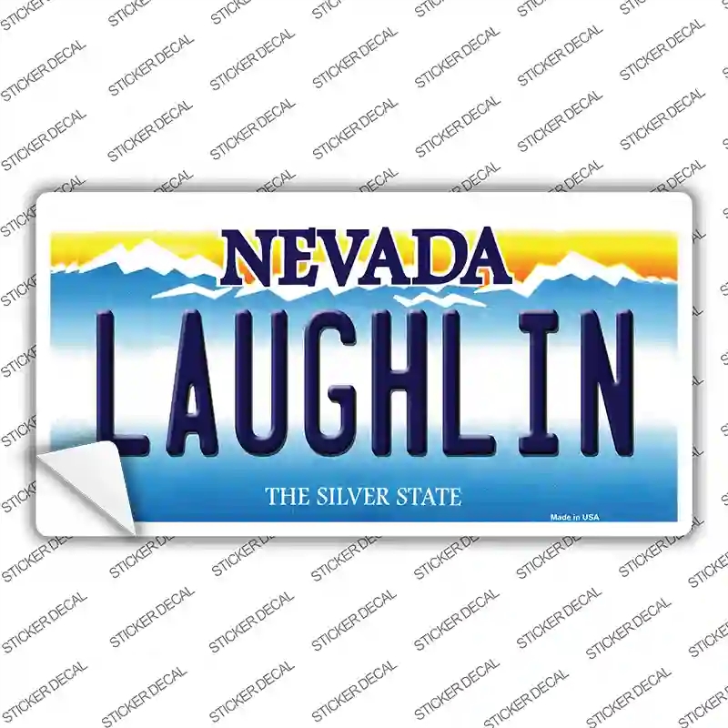 LP-9558s-S Laughlin Nevada Novelty Sticker Decal, Small