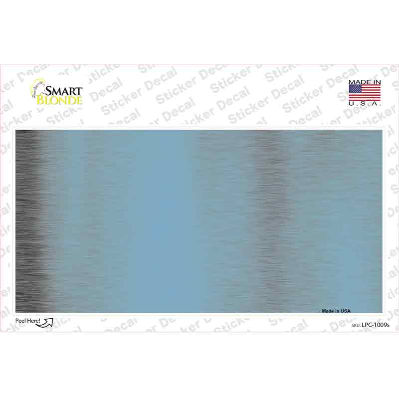 LPC-1009s-M Light Blue Metallic Solid Novelty Sticker Decal, Medium