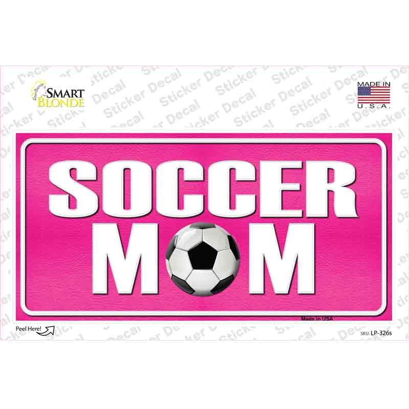 LP-326s-M Soccer Mom Novelty Sticker Decal, Medium
