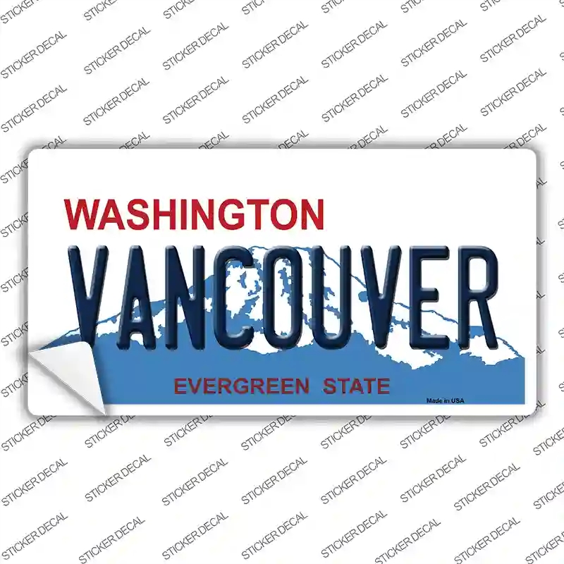 LP-8673s-S Vancouver Washington Novelty Sticker Decal, Small