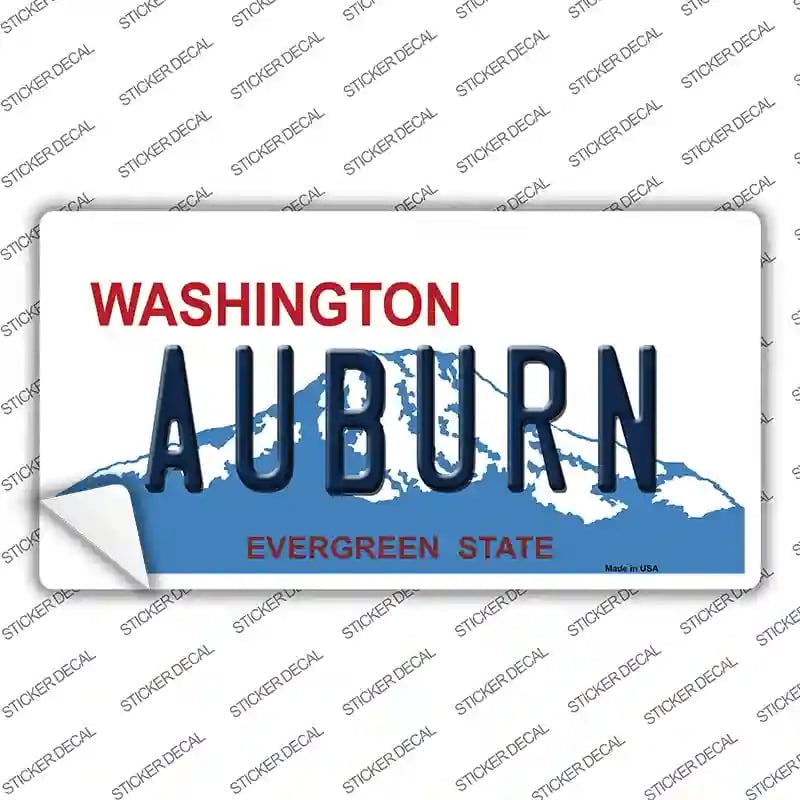 LP-8679s-S Auburn Washington Novelty Sticker Decal, Small