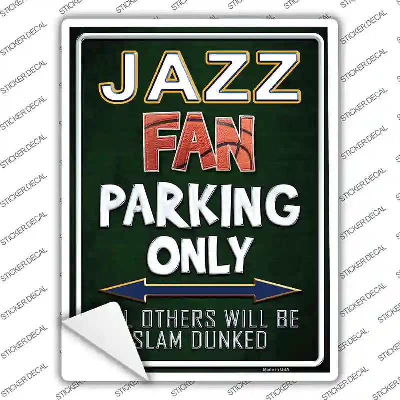 P-250s-XL Jazz Novelty Rectangle Sticker Decal, Extra Large