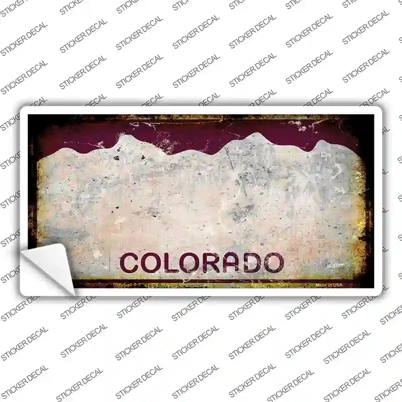 LP-8214s-L Colorado Rusty Novelty Sticker Decal, Large